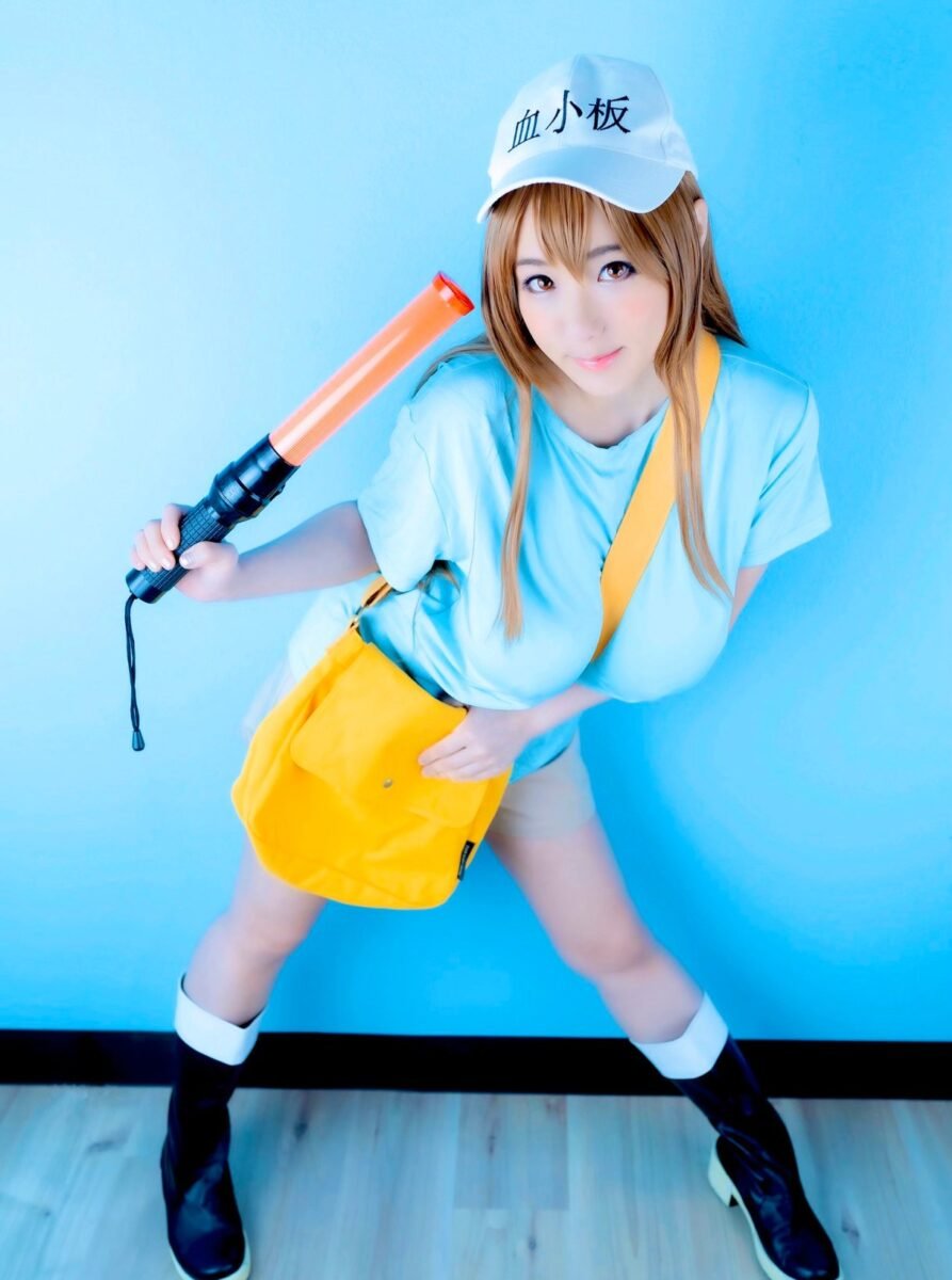 Hataraku Saibou: Joven comparte un tierno cosplay de Plaqueta chan