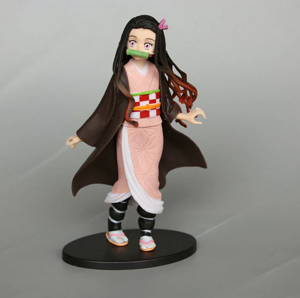 Estátuas Pvc Anime Figura 14-16Cm Zenitsu Kamado Nezuko Tanjirou