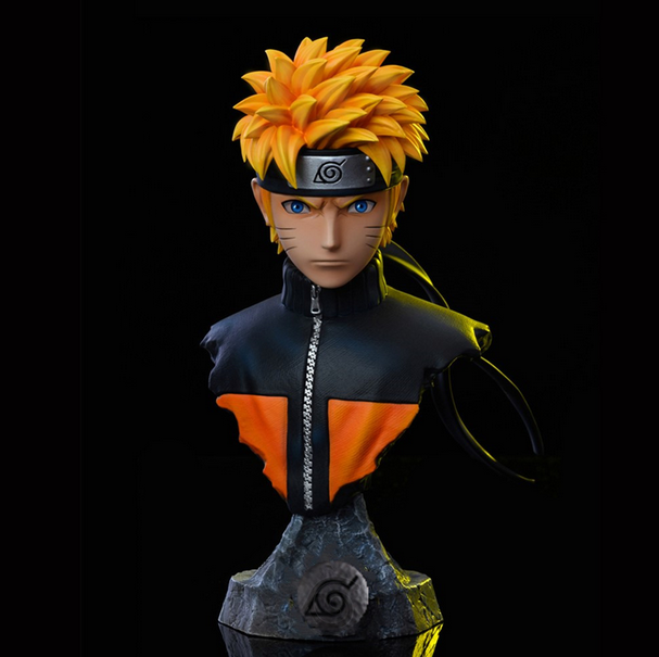 Boneco Naruto Uzumaki 25cm Action Figure Anime Troca Rosto