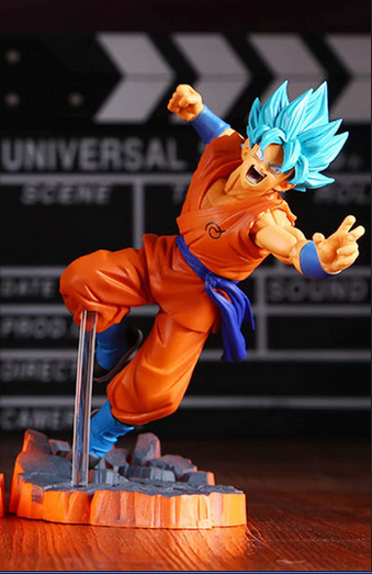 Boneco Dragon Ball Z - Goku Super Saiyajin Blue Super Gt - Super