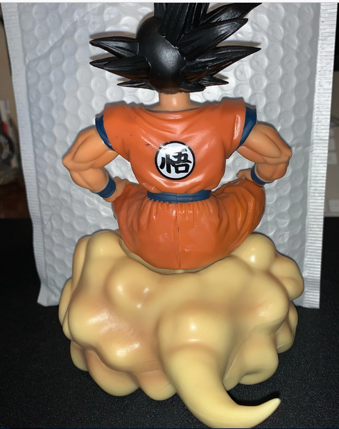 Boneco Goku Dragon Ball Z Nuvem Voadora 40cm Novo Promo