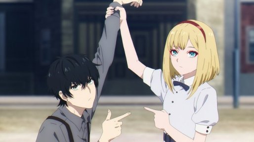 Imagem promocional da série anime takt:op