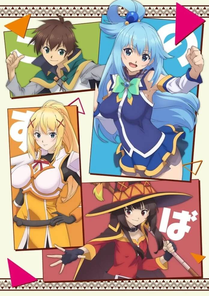 KonoSuba – Anunciada 3º temporada do anime - Manga Livre RS