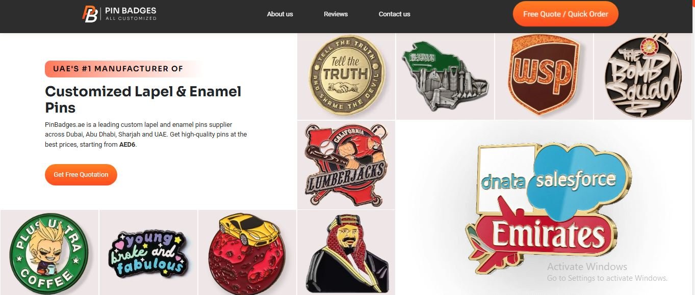 Pin Badges Dubai